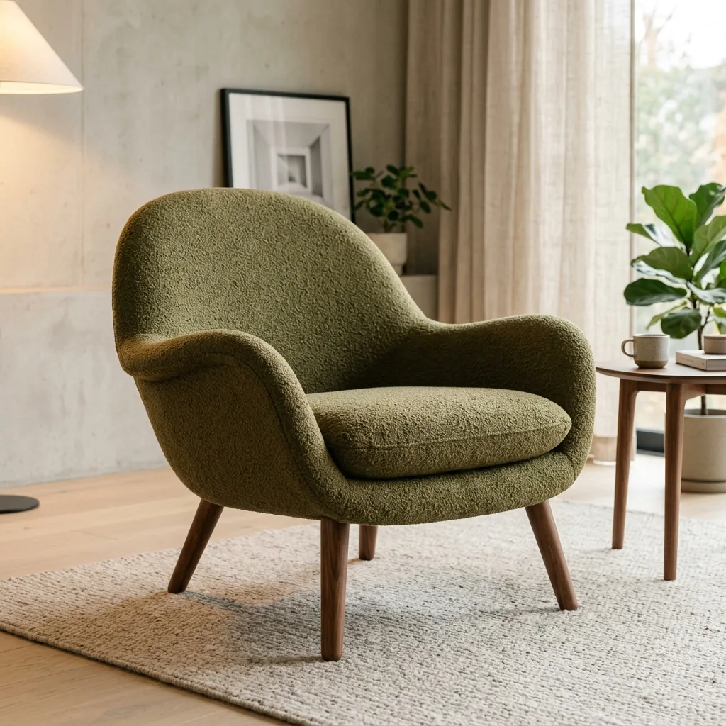 Aura Accent Armchair Olive