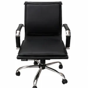 822M Modern Mid-Back Executive Office Chair – Black