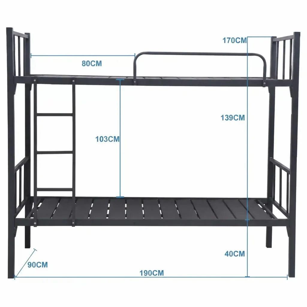 Heavy Duty Metal Bunk Bed