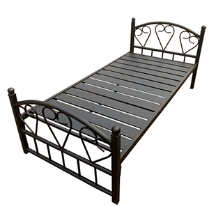 Heavy Duty Single Metal Bed