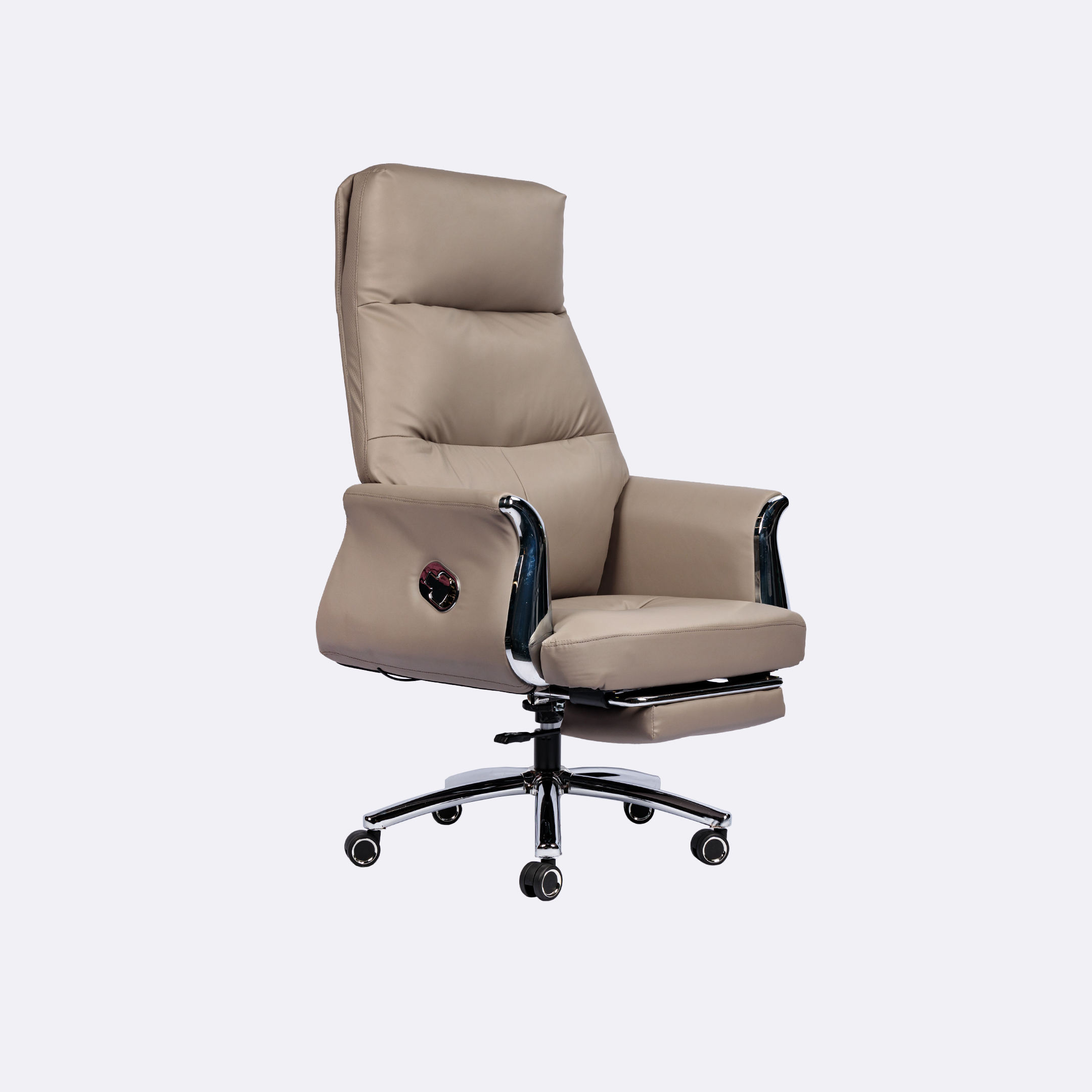 Luxury High-Back Leather Executive Chair - Image 3