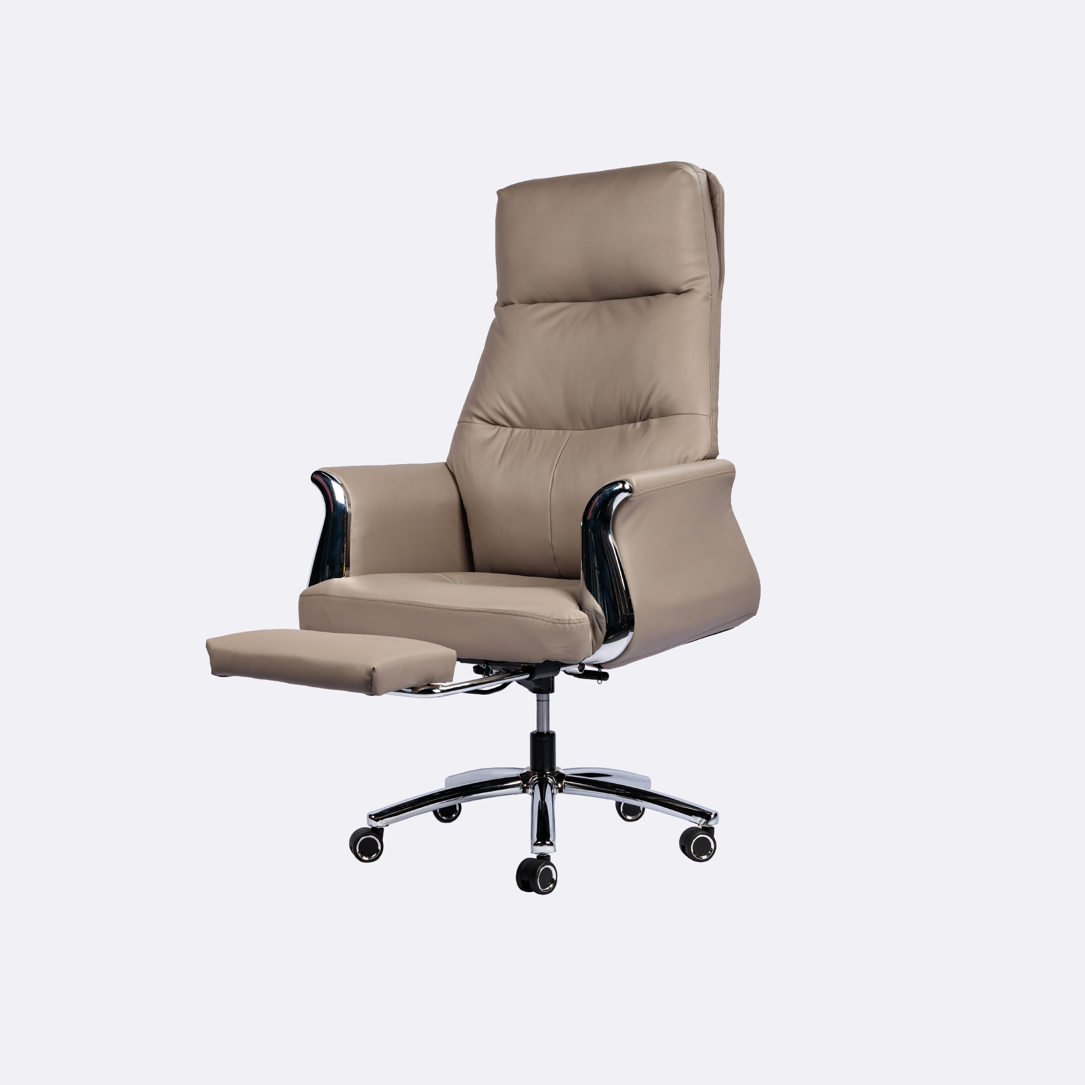 Luxury High-Back Leather Executive Chair - Image 7