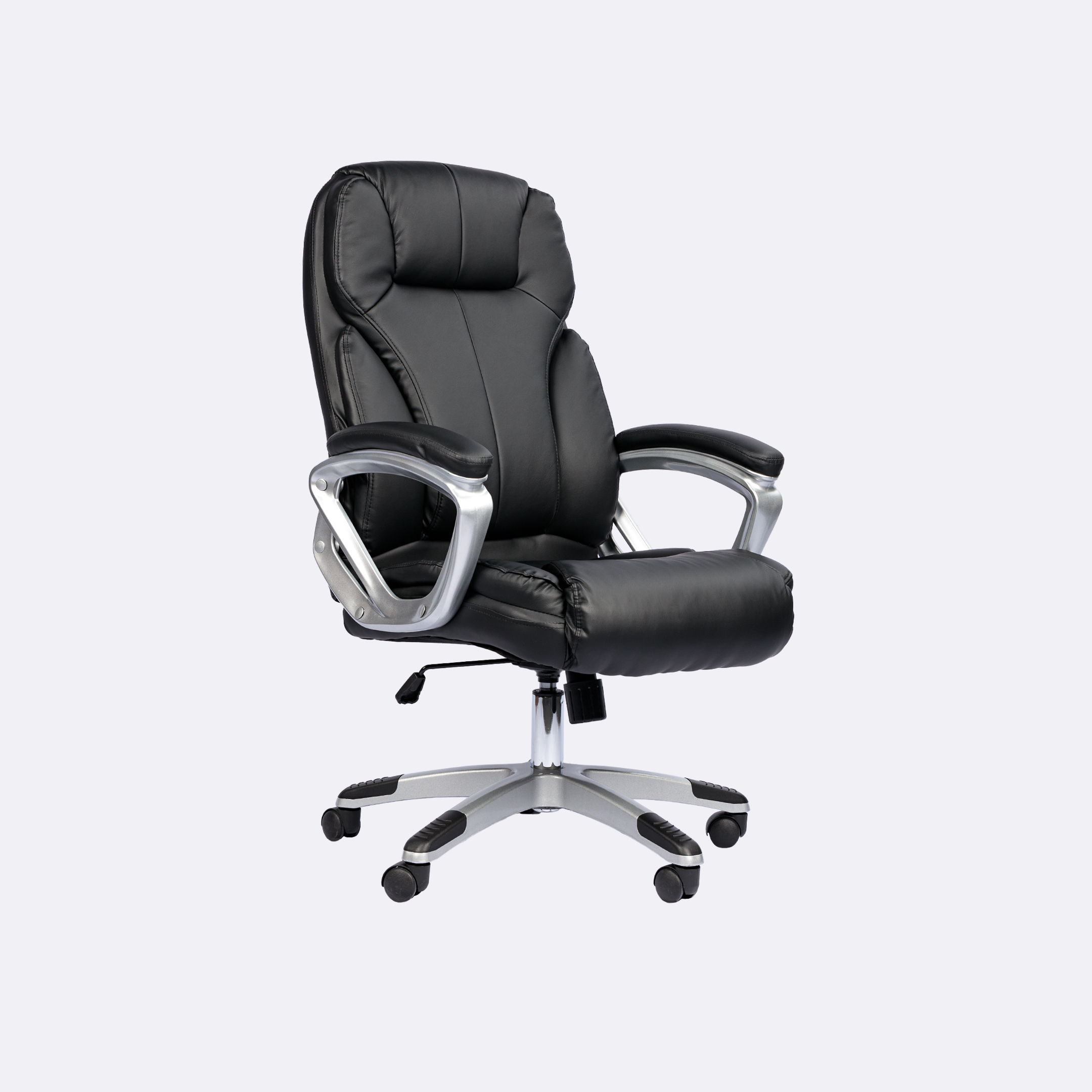 Premium Pure Leather High-Back Executive Chair - Image 3