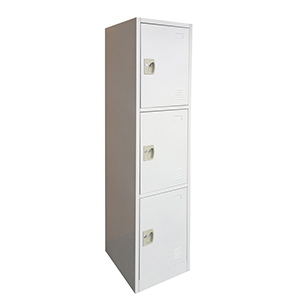 3-Door Industrial Steel Locker