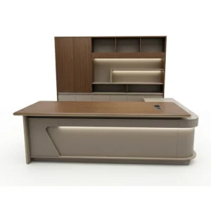 OB-22 Executive Office Desk with Back Storage