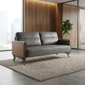 Modern 3-Seater Sofa – Grey