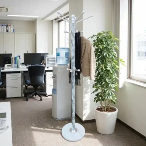 Marble-Style Coat Stand
