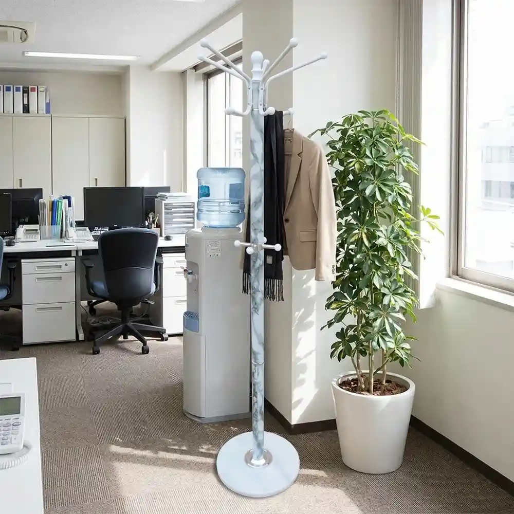 Marble-Style Coat Stand