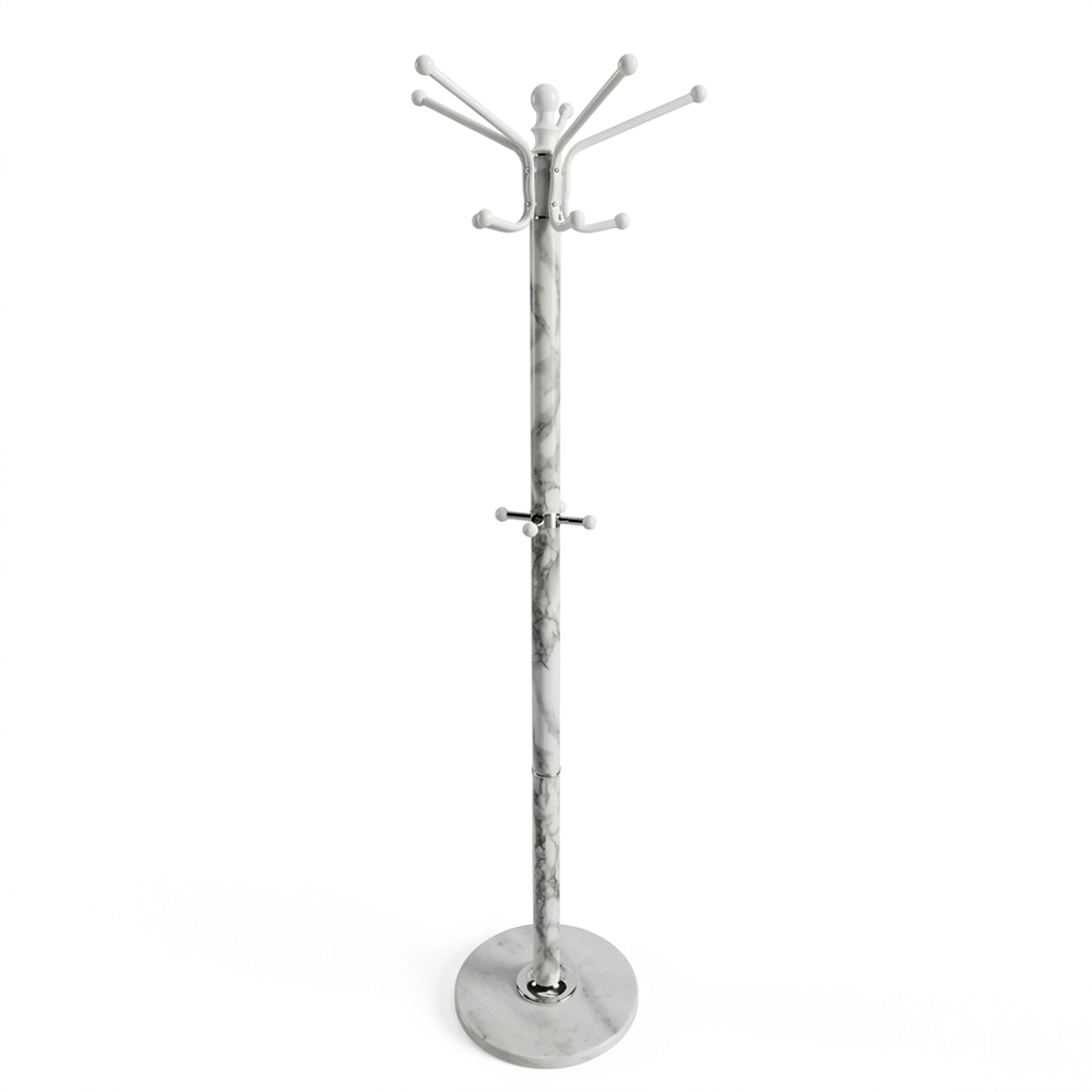 Marble-Style Coat Stand