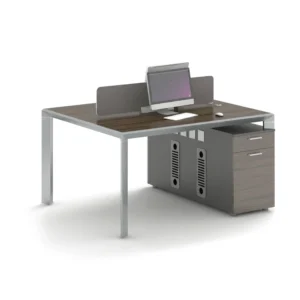 BG-D1312 Modern Executive Office Desk with Integrated Storage & Privacy Panel