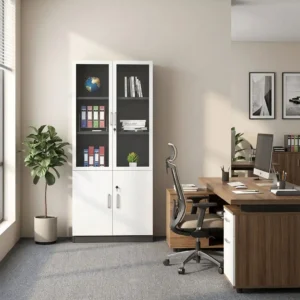 White Modern Display Bookcase
