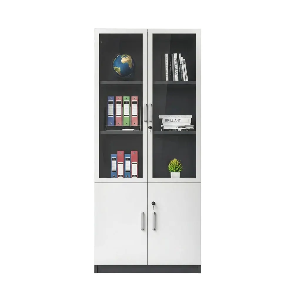 White Modern Display Bookcase - Image 2