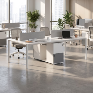 Modern 2-Person Office Workstation
