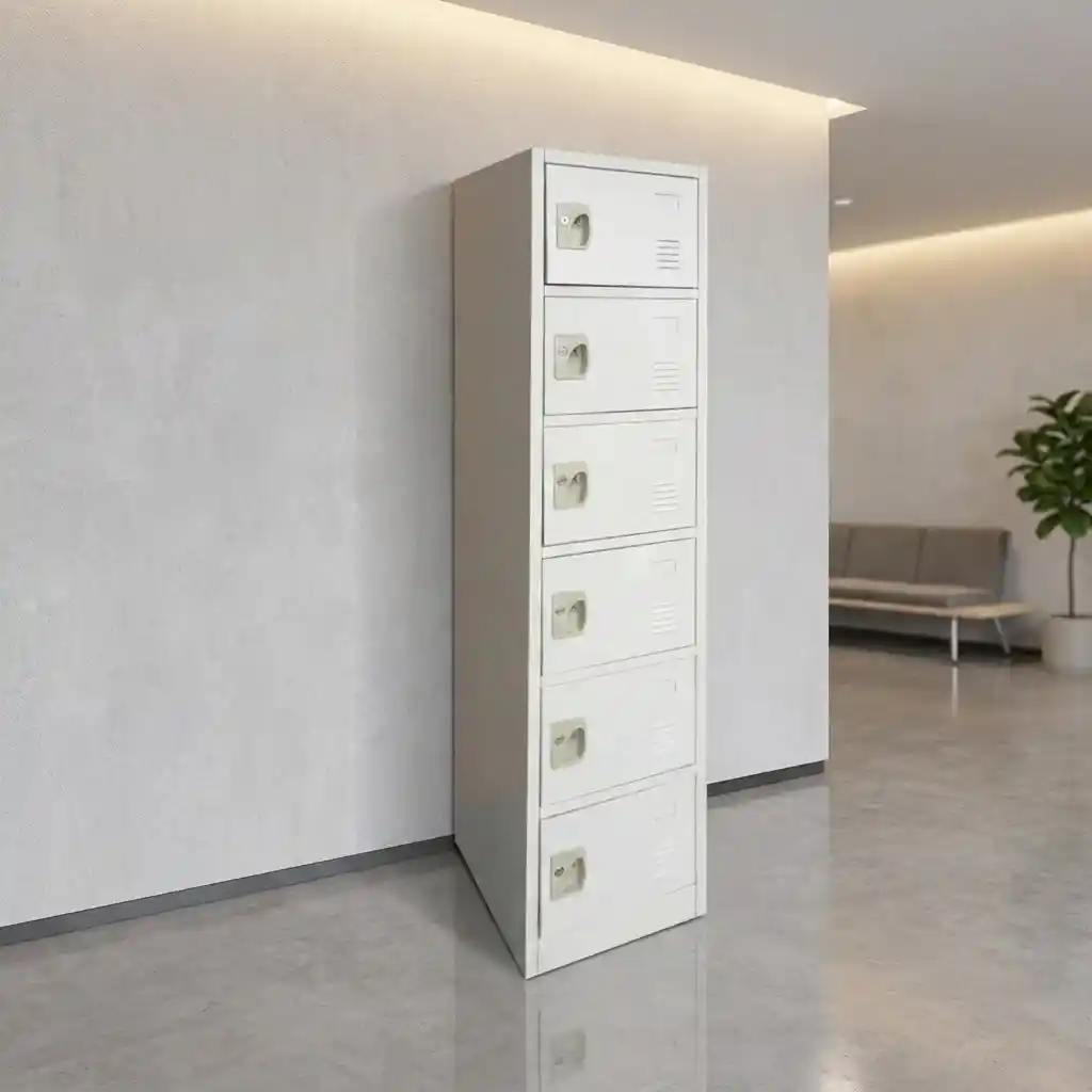 SecureLine 6-Door Metal Storage Locker