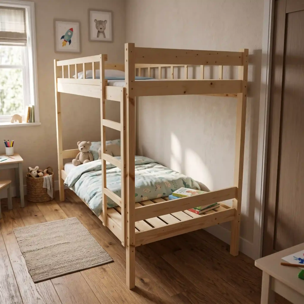 Wooden Bunk Bed