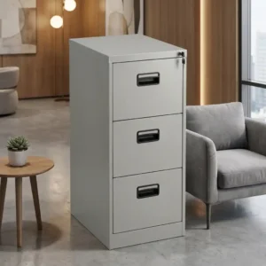 SecureFile 3-Drawer Metal Filing Cabinet