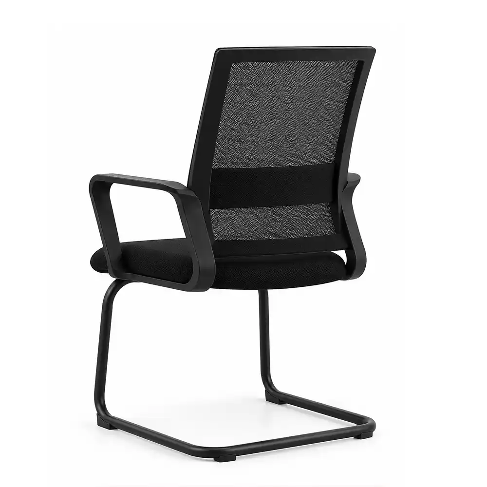 Black Mesh Visitor Chair - Image 3