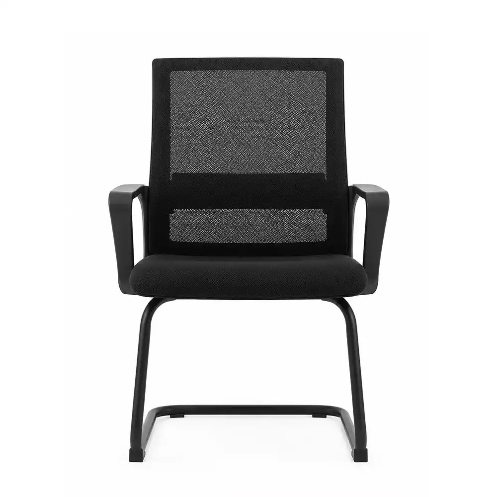 Black Mesh Visitor Chair - Image 2